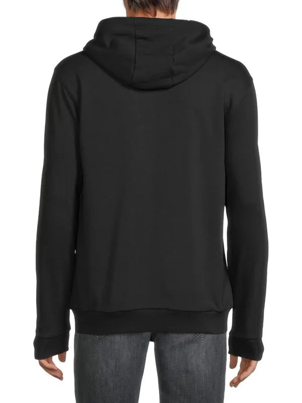 Automobili Lamborghini Men's Crest Logo Hoodie - Black