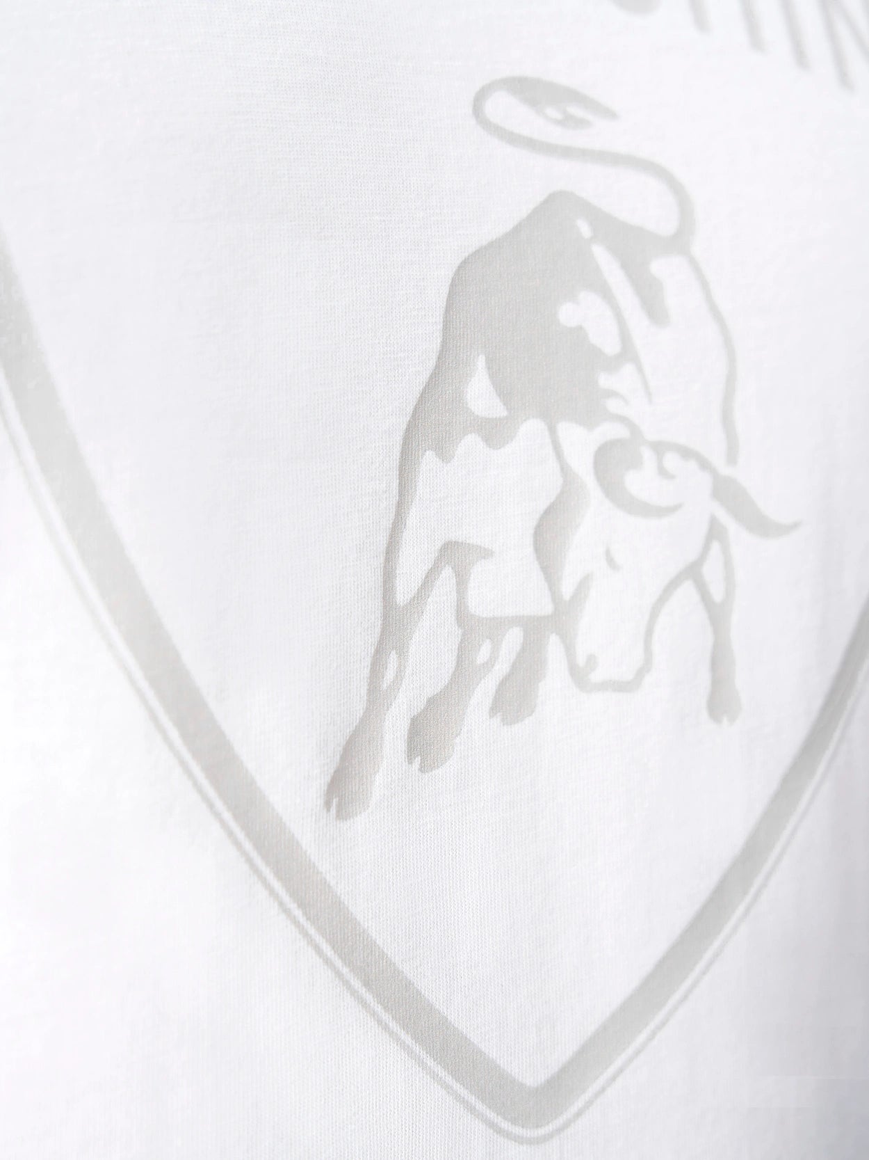 Automobili Lamborghini Iconic Big Shield Men's Crew Neck T-shirt - White
