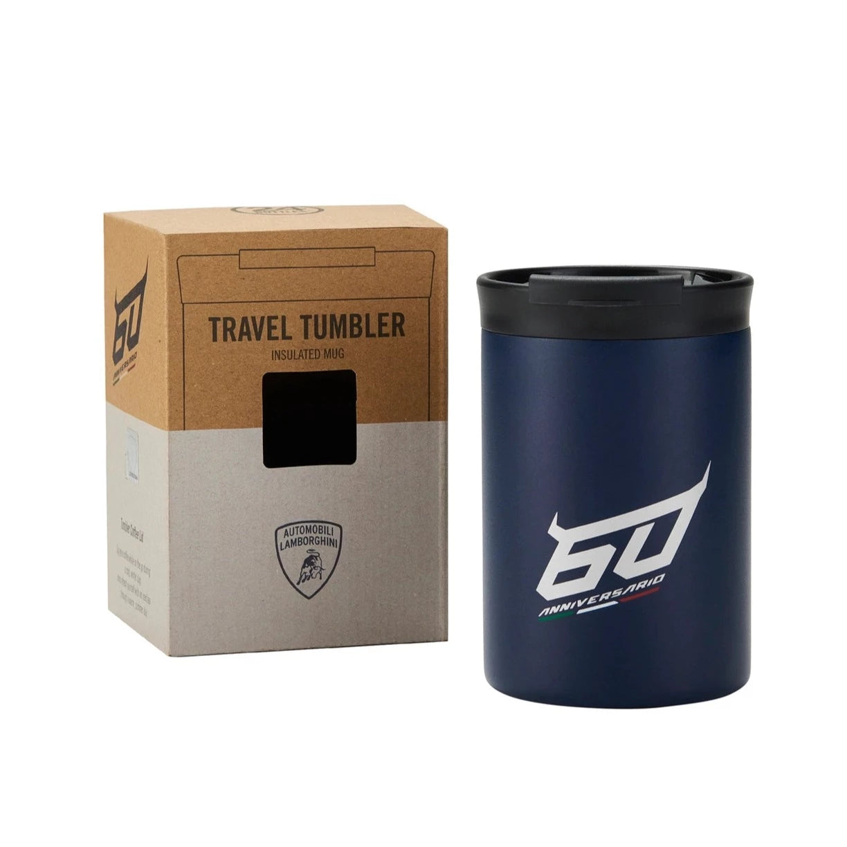 Automobili Lamborghini Travel Tumbler - Navy Blue