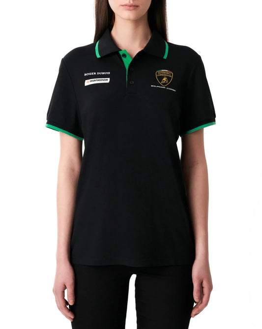 Automobili Lamborghini Women's Squadra Corse Polo - Black
