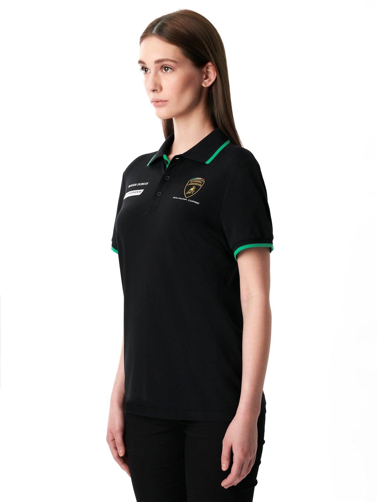 Automobili Lamborghini Women's Squadra Corse Polo - Black