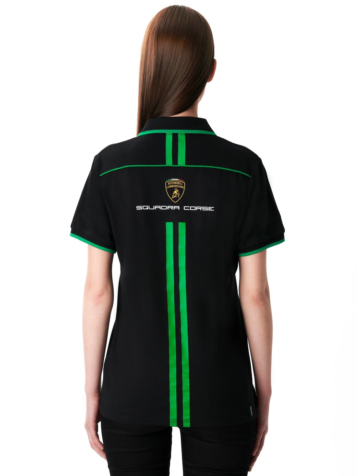 Automobili Lamborghini Women's Squadra Corse Polo - Black
