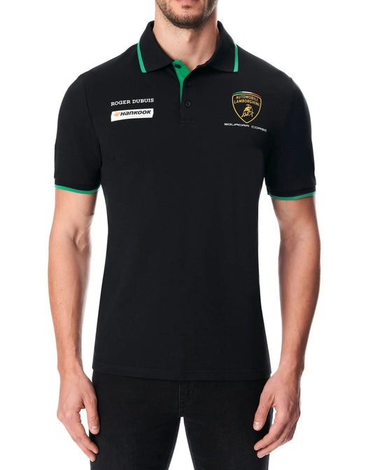 Automobili Lamborghini Men's Squadra Corse Polo - Black