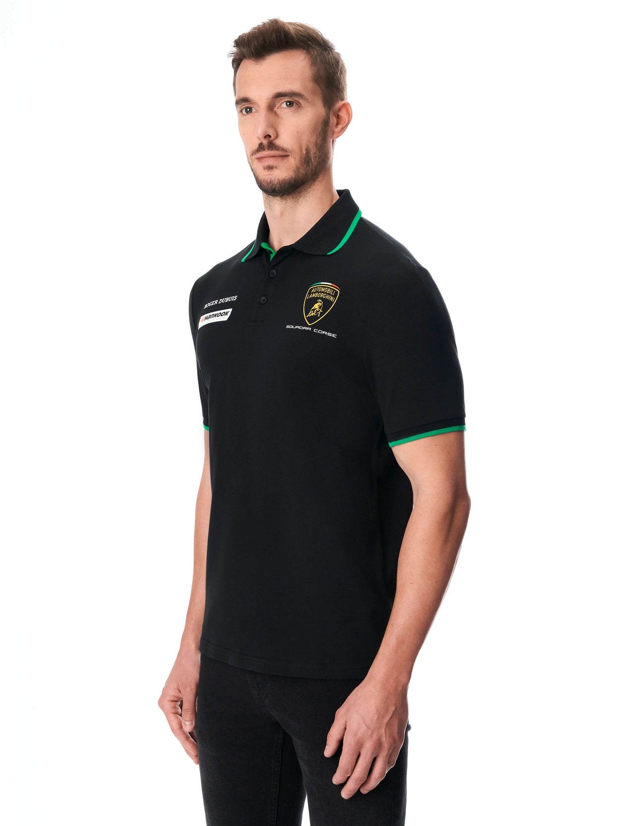 Automobili Lamborghini Men's Squadra Corse Polo - Black