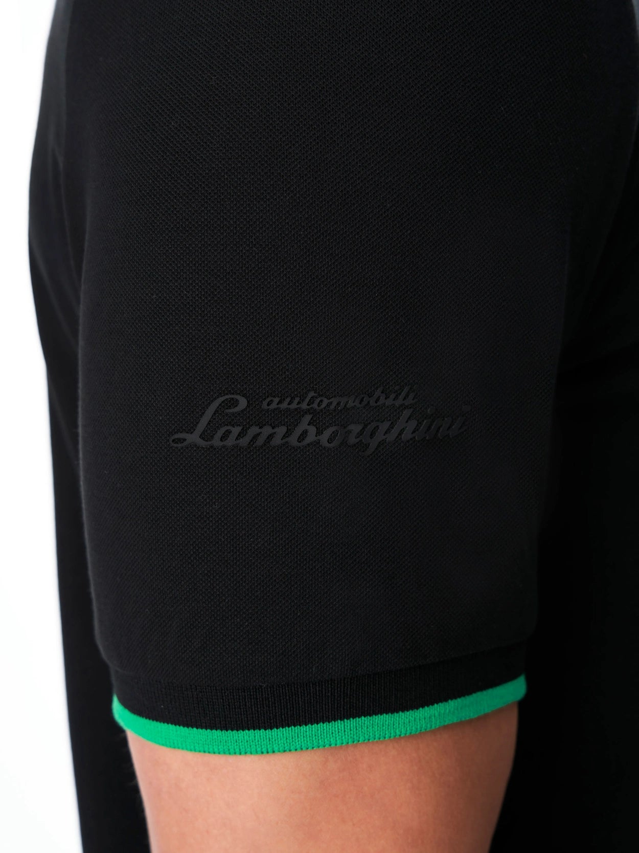 Automobili Lamborghini Men's Squadra Corse Polo - Black