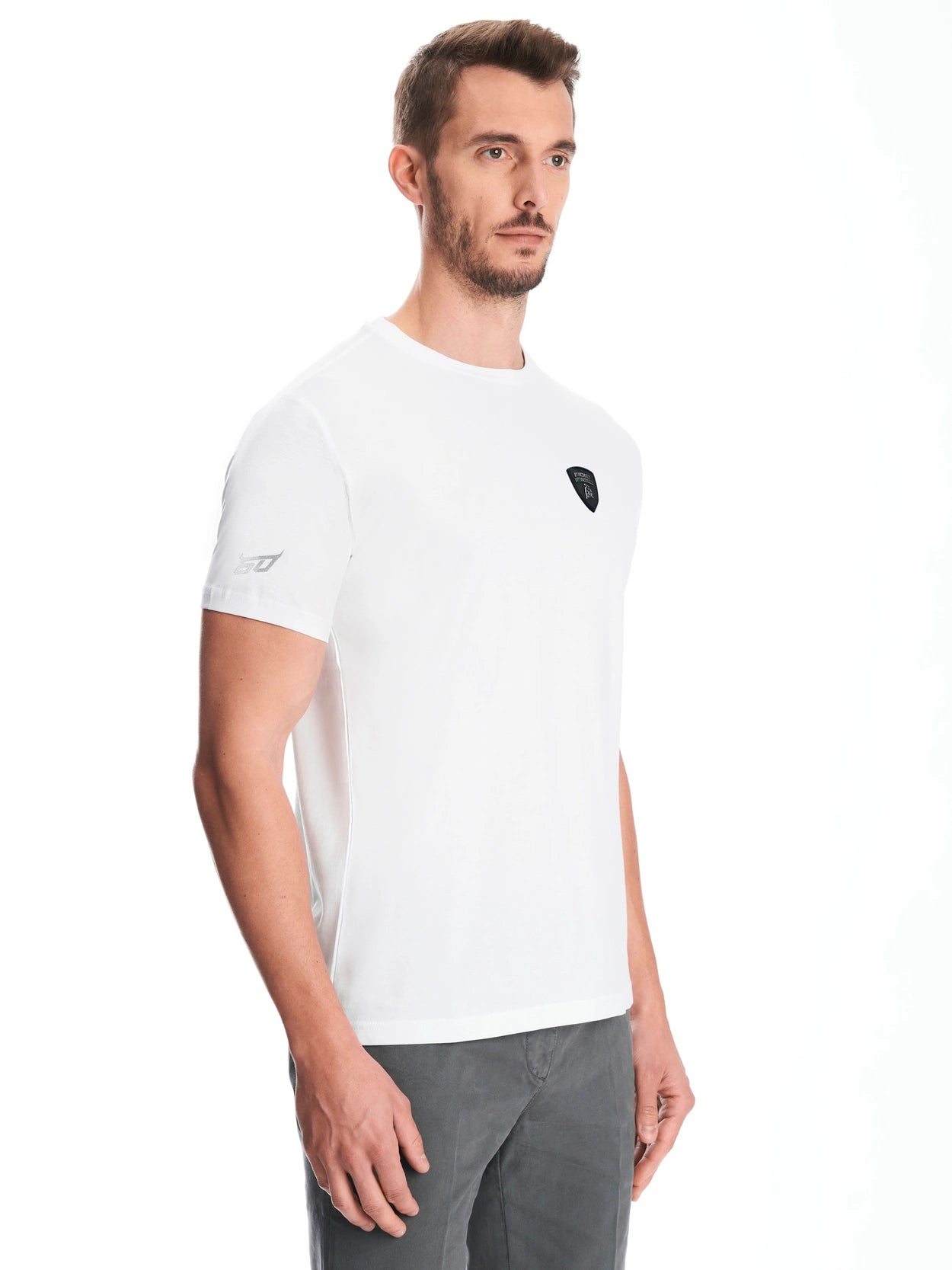 Automobili Lamborghini 60th Anniversary Crew Neck Tee - White