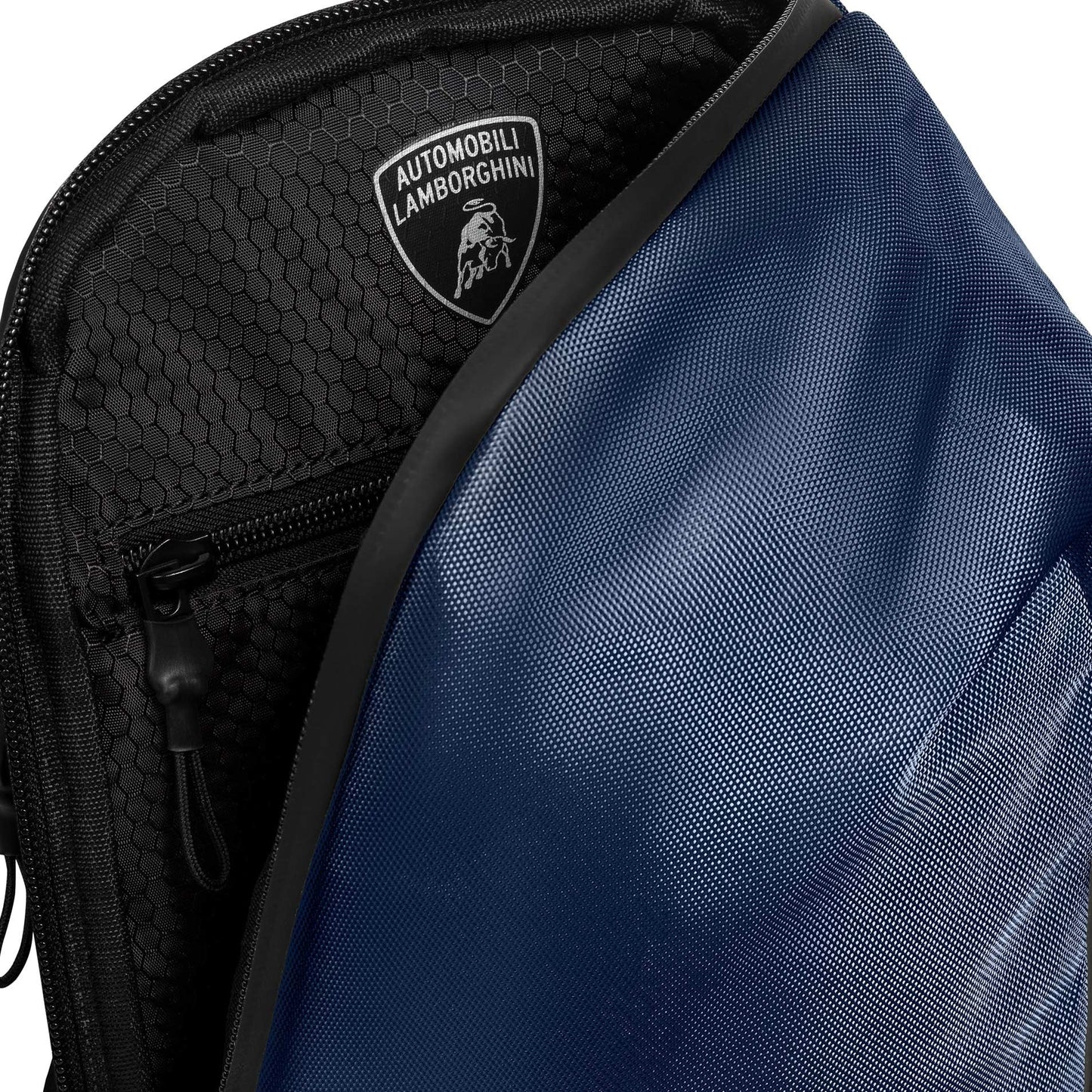 Automobili Lamborghini Body Bag with USB Port - Blue