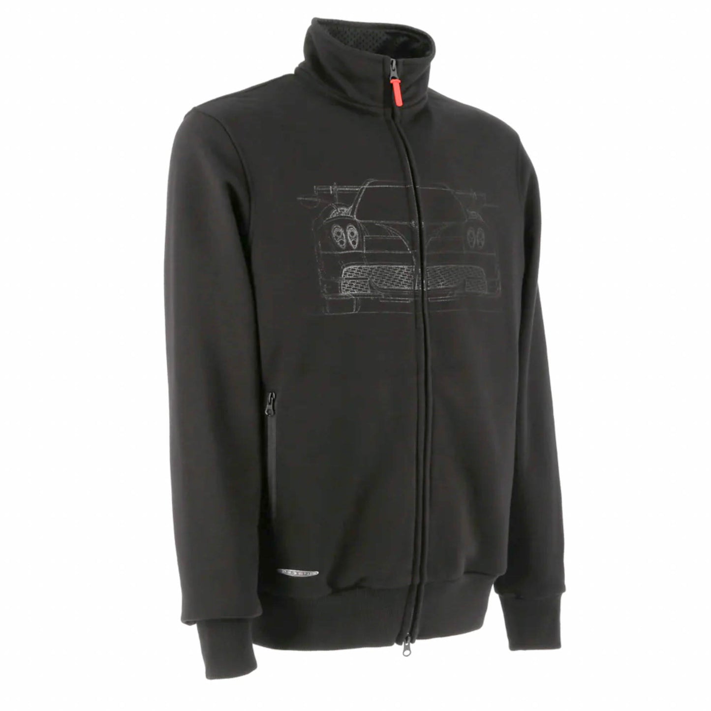 Pagani Automobili Huayra Roadster BC Men’s Full-Zip Sweatshirt - Grey