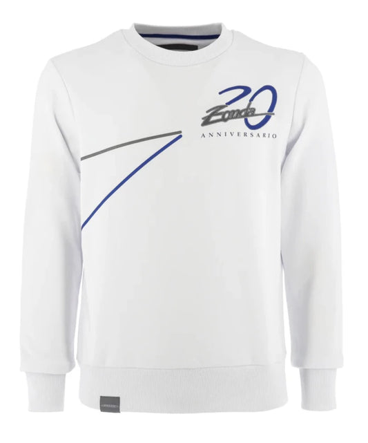 Pagani Automobili Zonda 20th Anniversary Crew Neck Sweater - White
