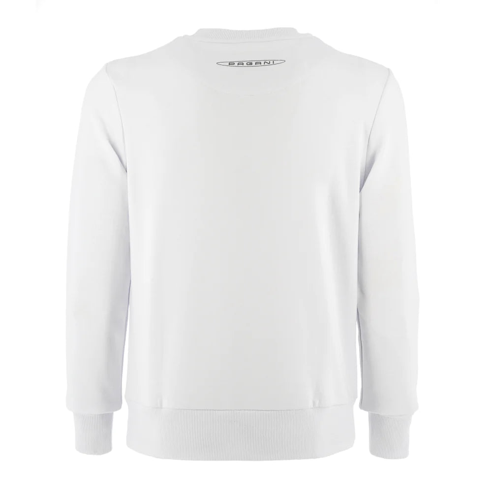Pagani Automobili Zonda 20th Anniversary Crew Neck Sweater - White
