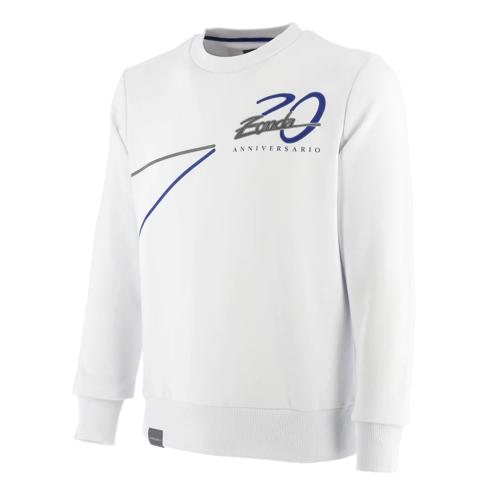Pagani Automobili Zonda 20th Anniversary Crew Neck Sweater - White