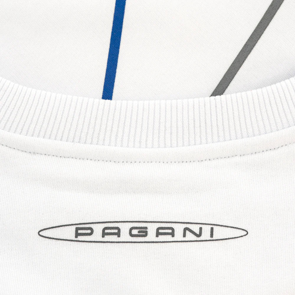 Pagani Automobili Zonda 20th Anniversary Crew Neck Sweater - White