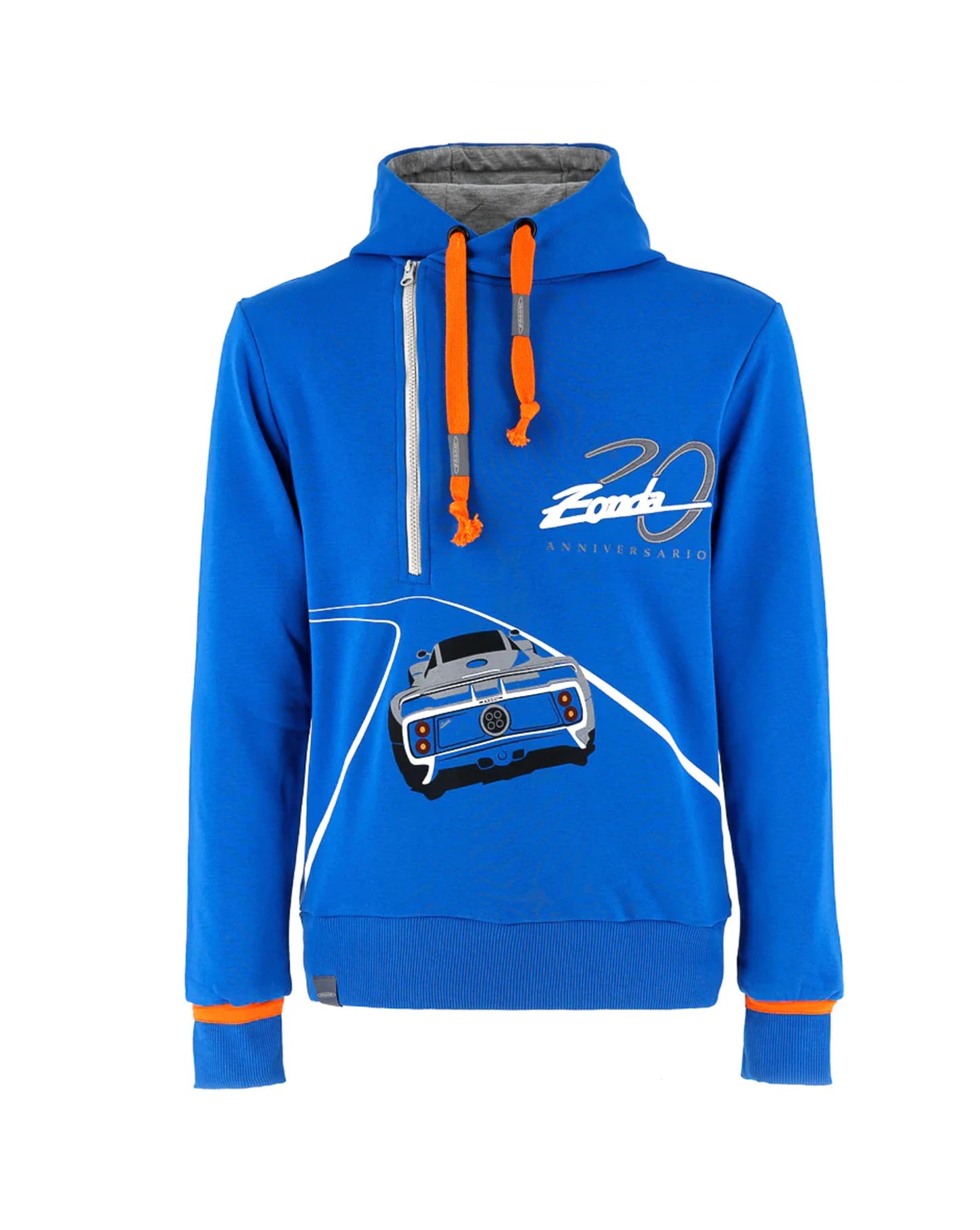 Pagani Automobili Men's Zonda 20th Anniversary C12 hoodie - Blue