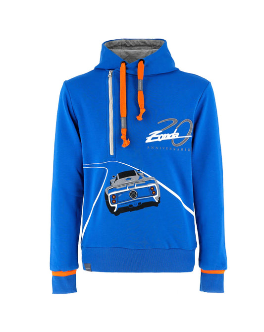 Pagani Automobili Men's Zonda 20th Anniversary C12 hoodie - Blue