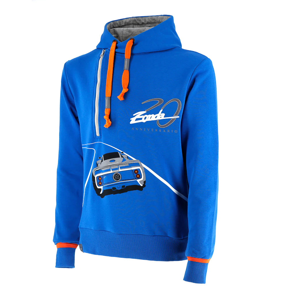 Pagani Automobili Men's Zonda 20th Anniversary C12 hoodie - Blue