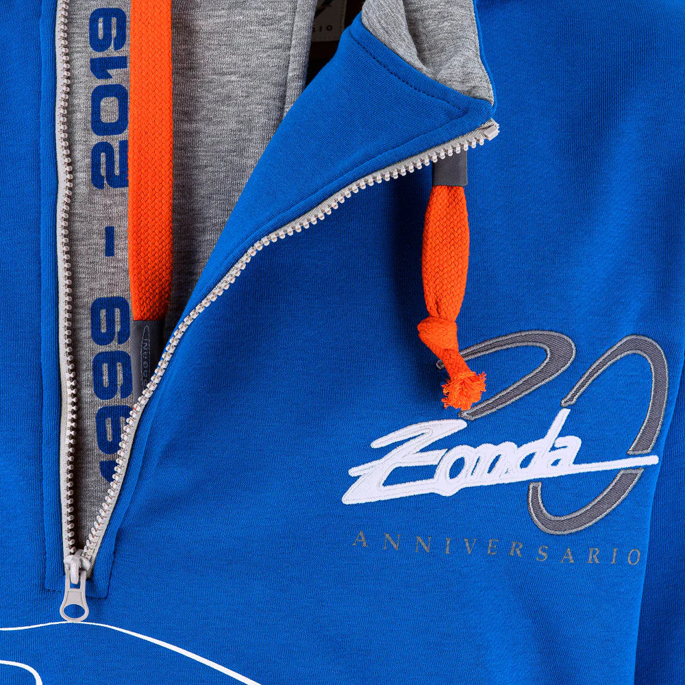 Pagani Automobili Men's Zonda 20th Anniversary C12 hoodie - Blue