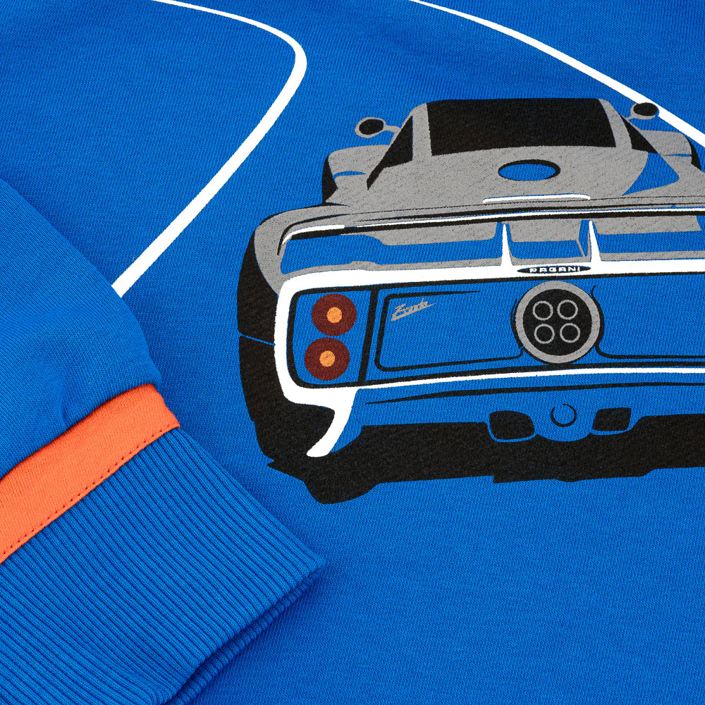 Pagani Automobili Men's Zonda 20th Anniversary C12 hoodie - Blue