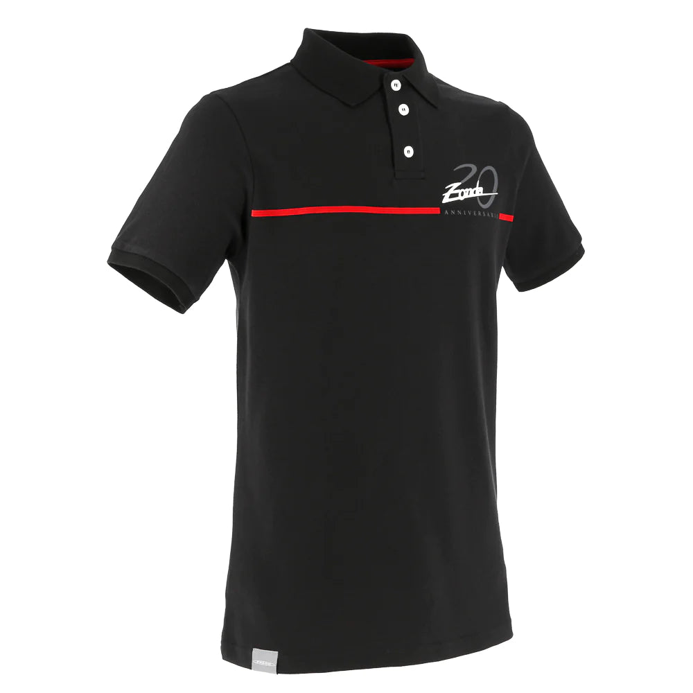 Pagani Automobili Men's Zonda 20th Anniversary Cinque Polo - Black
