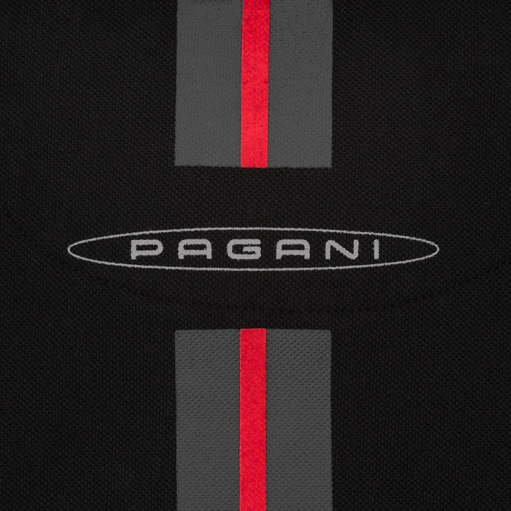 Pagani Automobili Men's Zonda 20th Anniversary Cinque Polo - Black