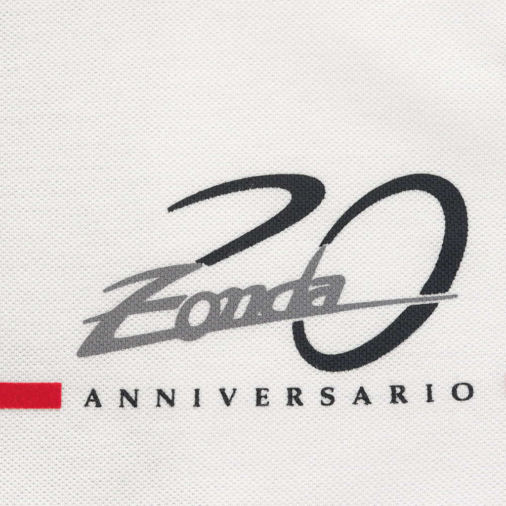 Pagani Automobili Men's Zonda 20th Anniversary Cinque Polo - White