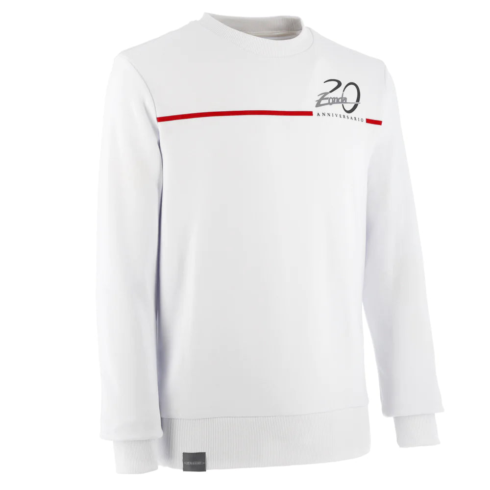 Pagani Automobili Men's Zonda Cinque Sweater | Zonda 20th Anniversary - White