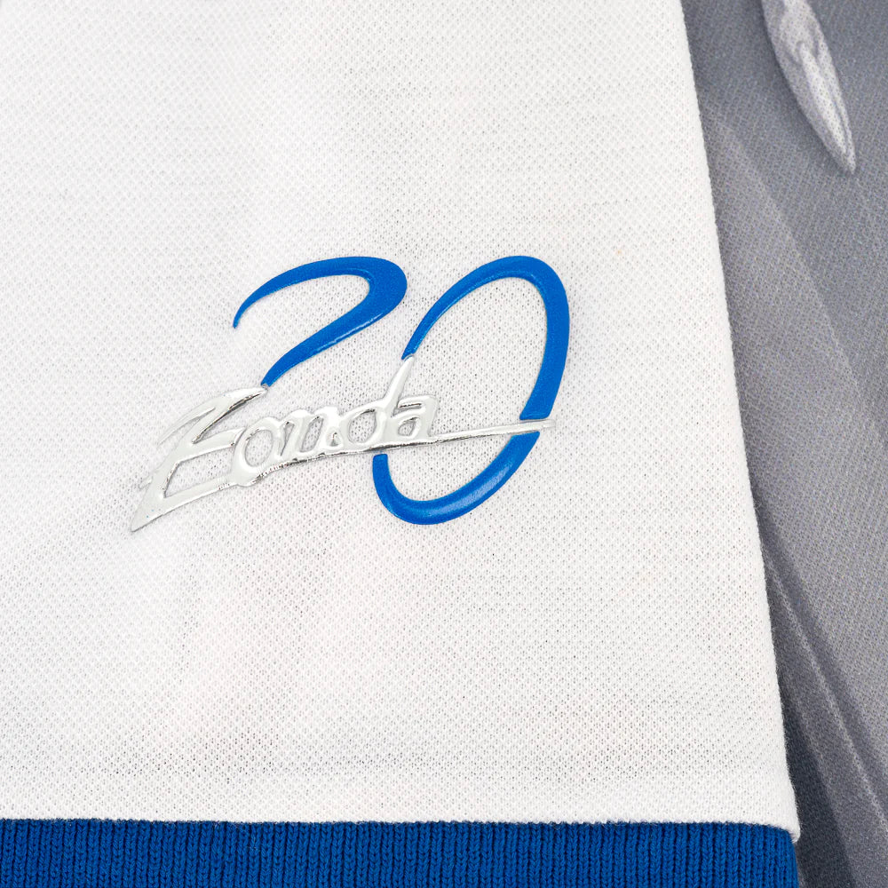 Pagani Automobili Men's Zonda HP Barchetta Polo | Zonda 20th Anniversary - White
