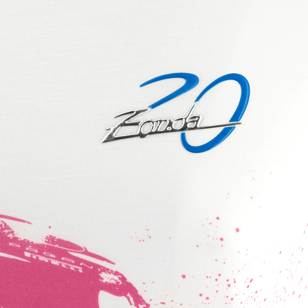 Pagani Automobili Women's white/pink Zonda R T-Shirt | Zonda 20th Anniversary