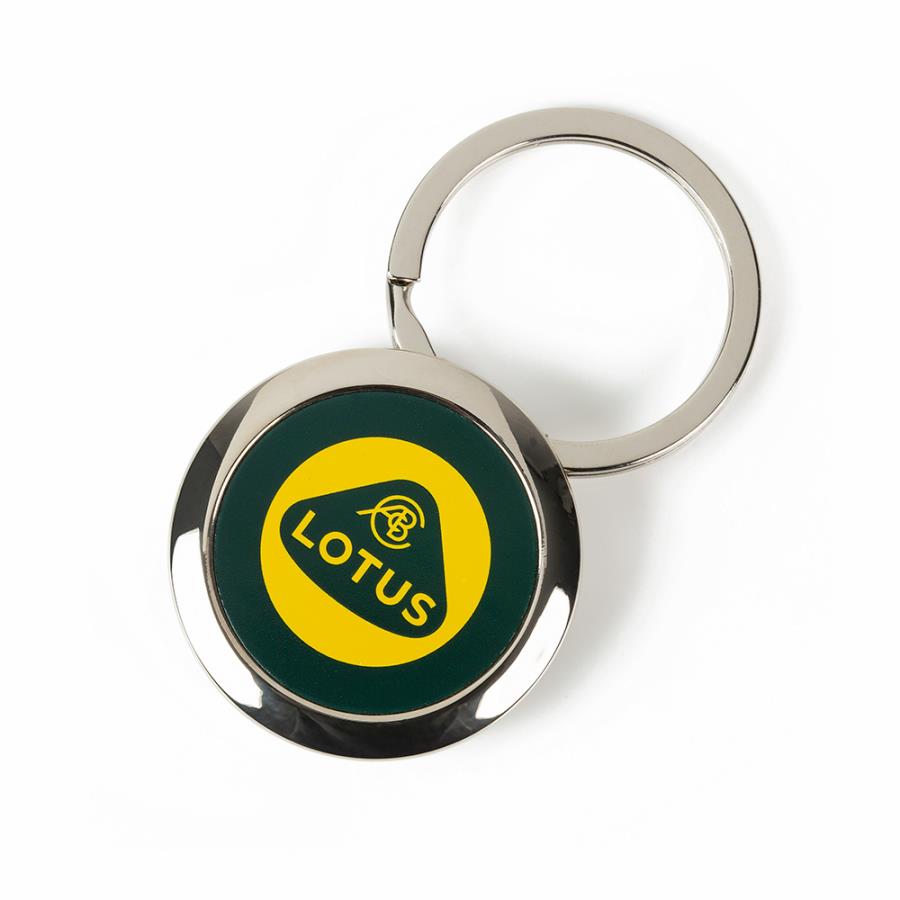 Lotus Roundel Key Ring - Silver