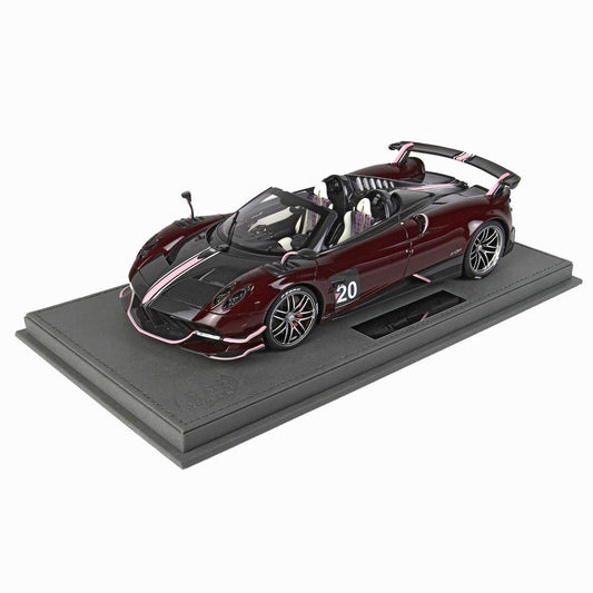 Pagani Automobili Huayra Roadster BC 1:18 Scale Model - Burgundy