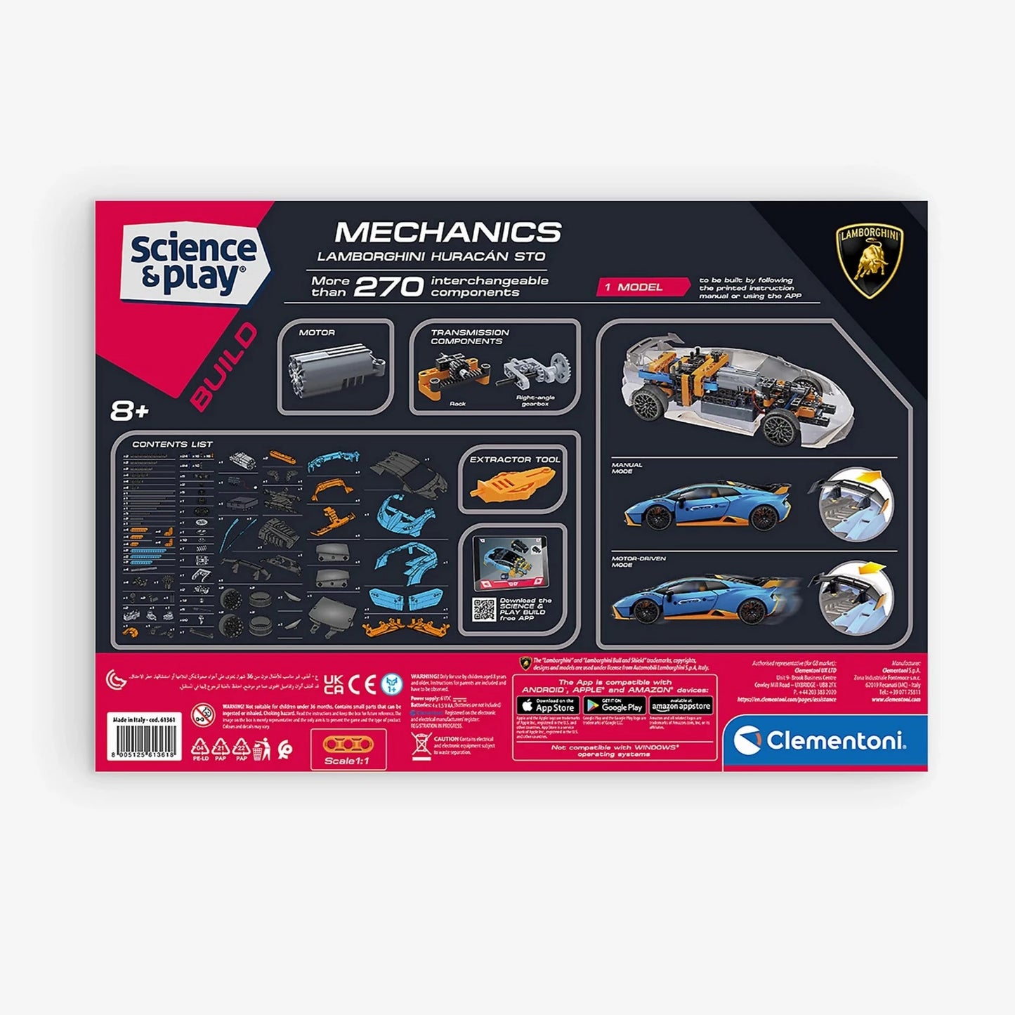 Automobili Lamborghini Huracan STO Car Building Set