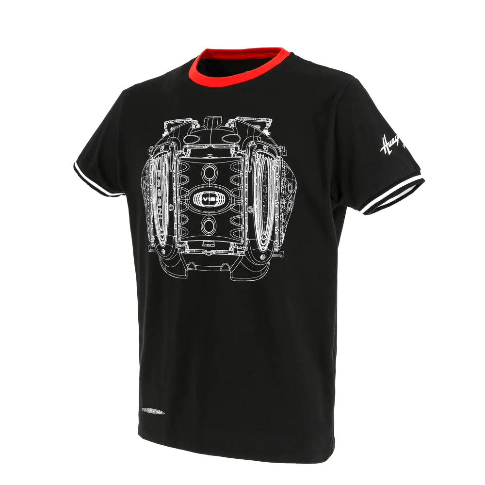 Pagani Automobili Huayra Roadster BC Men’s Engine T-Shirt - Black