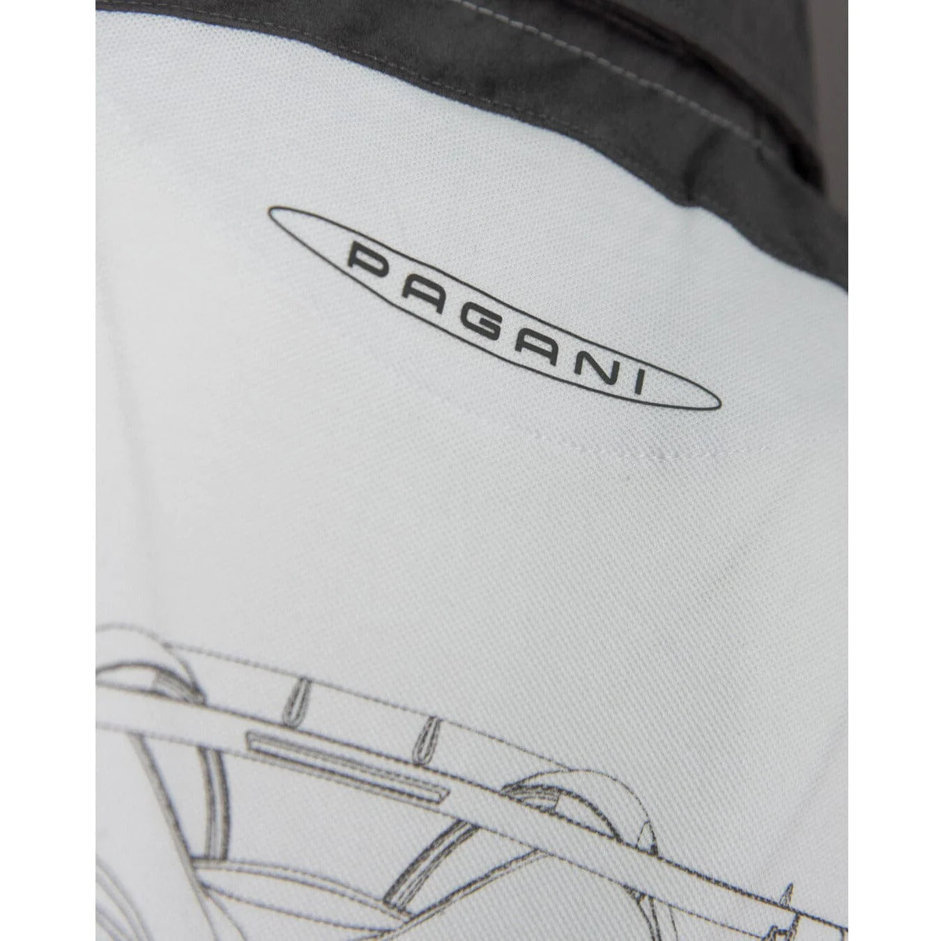 Pagani Automobili Huayra Roadster BC Sketch Men’s Polo - White