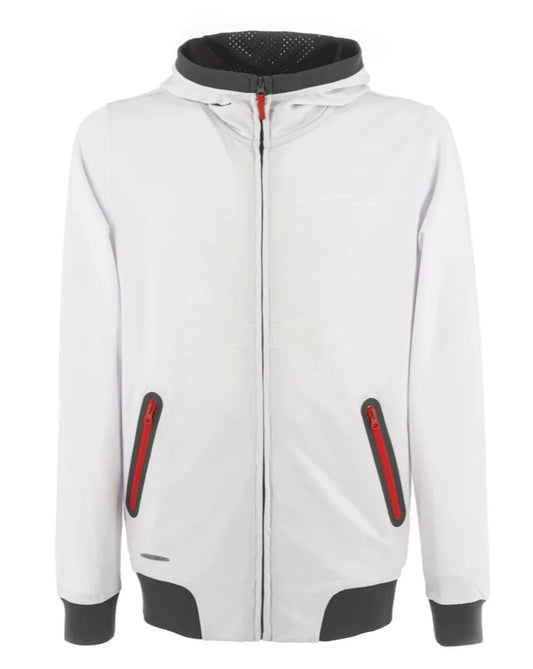 Pagani Automobili Huayra Roadster BC Men’s Full Zip Hoodie - White