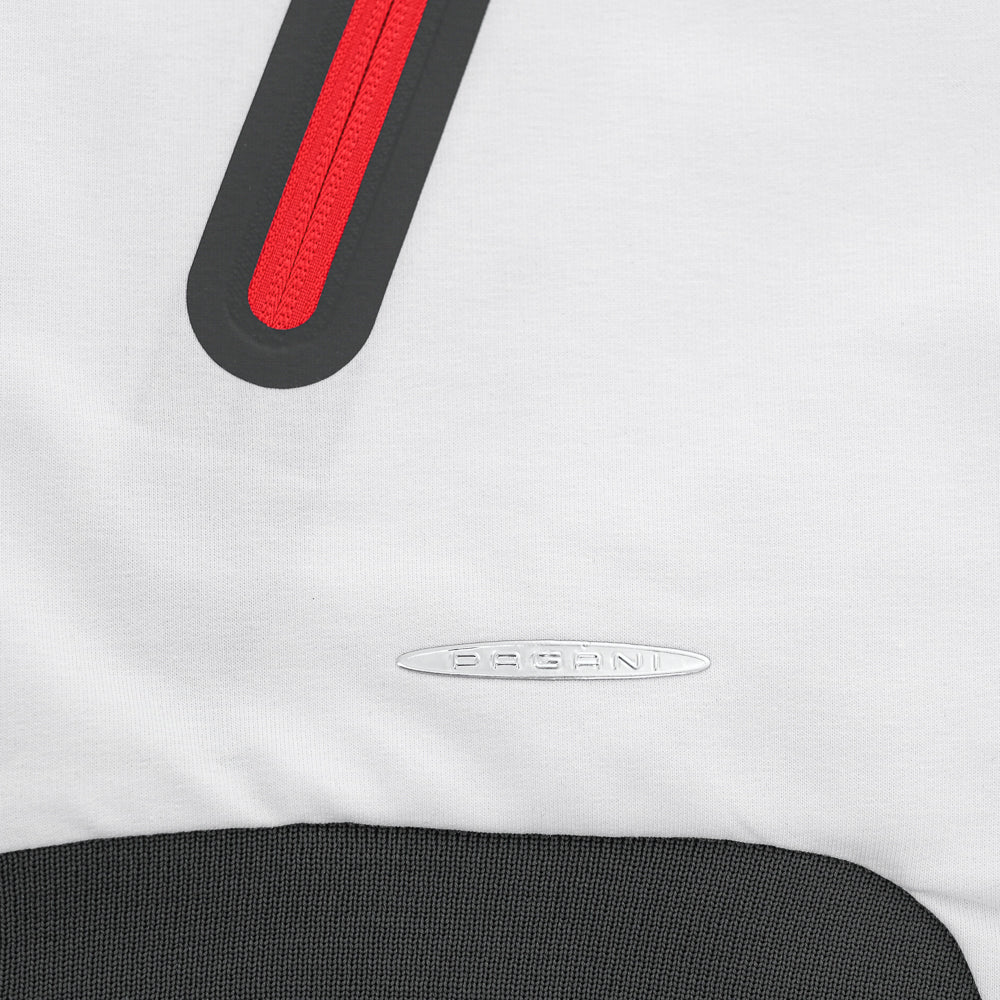 Pagani Automobili Huayra Roadster BC Men’s Full Zip Hoodie - White