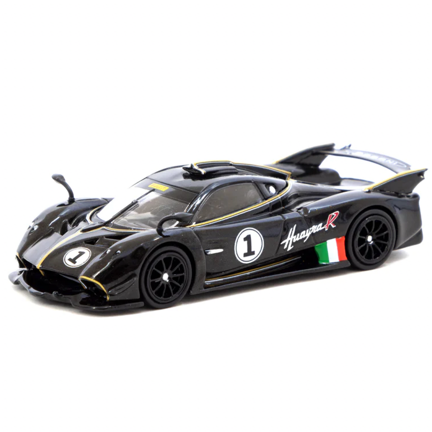 Pagani Automobili Tarmac Works 1/64 Scale model - Pagani Huayra R | Nero Oro