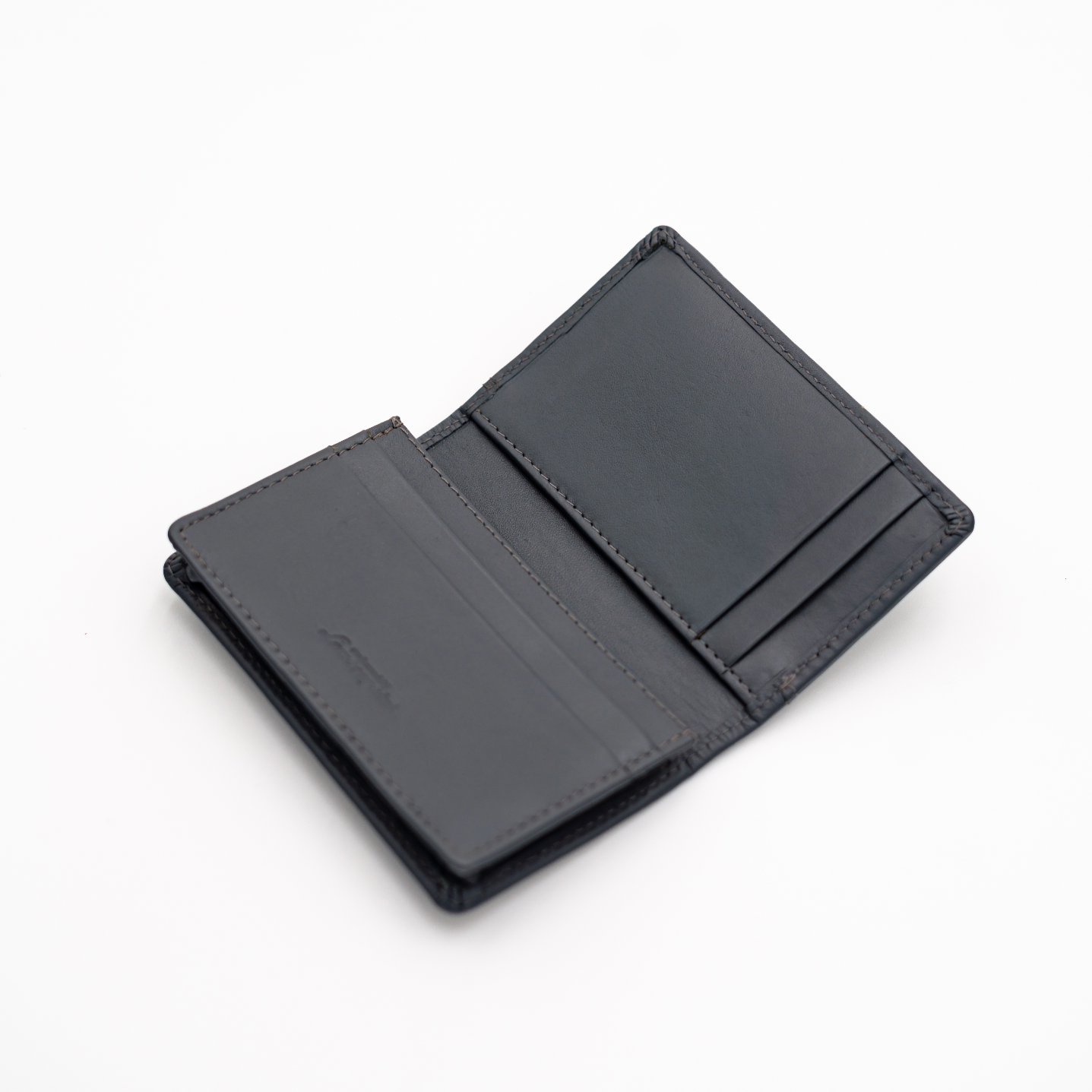 Automobili Lamborghini Men's Leather Wallet - Gray