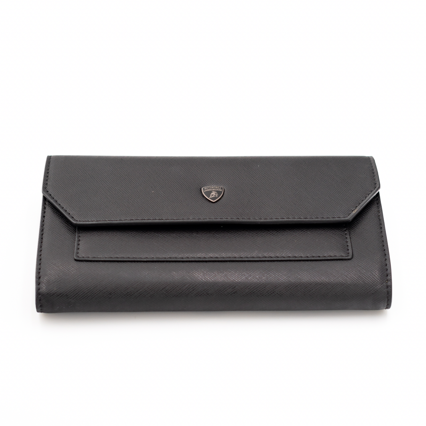 Automobili Lamborghini Women's Classic Leather Wallet - Black