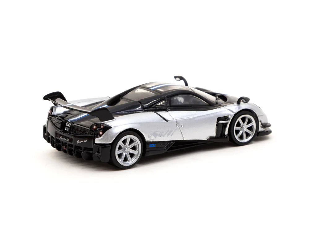 Pagani Automobili Tarmac Works 1/64 Scale model - Pagani Huayra BC | Grigio Mercurio