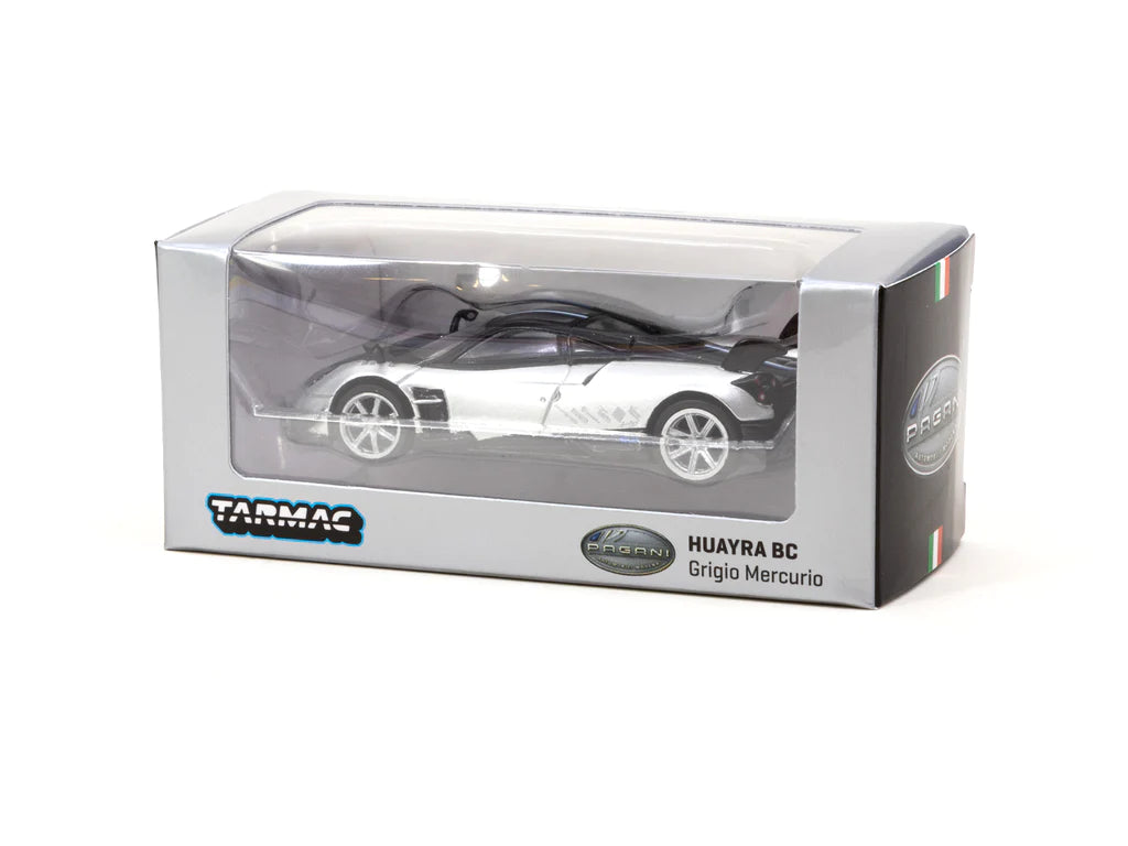 Pagani Automobili Tarmac Works 1/64 Scale model - Pagani Huayra BC | Grigio Mercurio