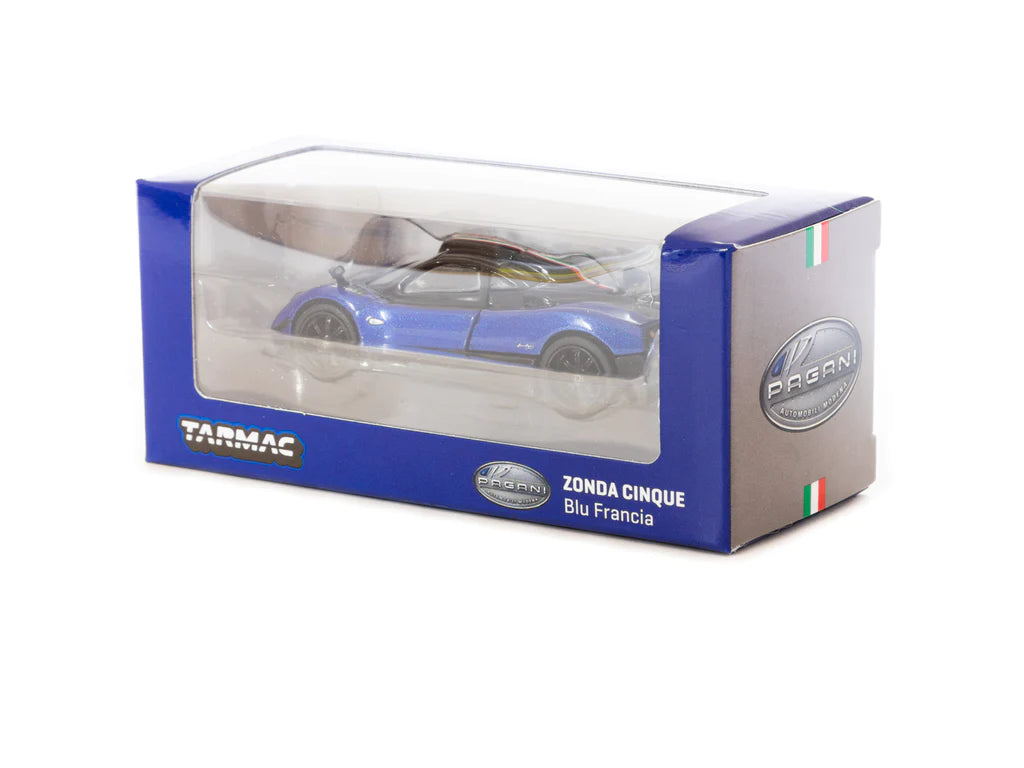 Tarmac Works - Pagani Zonda Cinque Blu Francia | 1/64