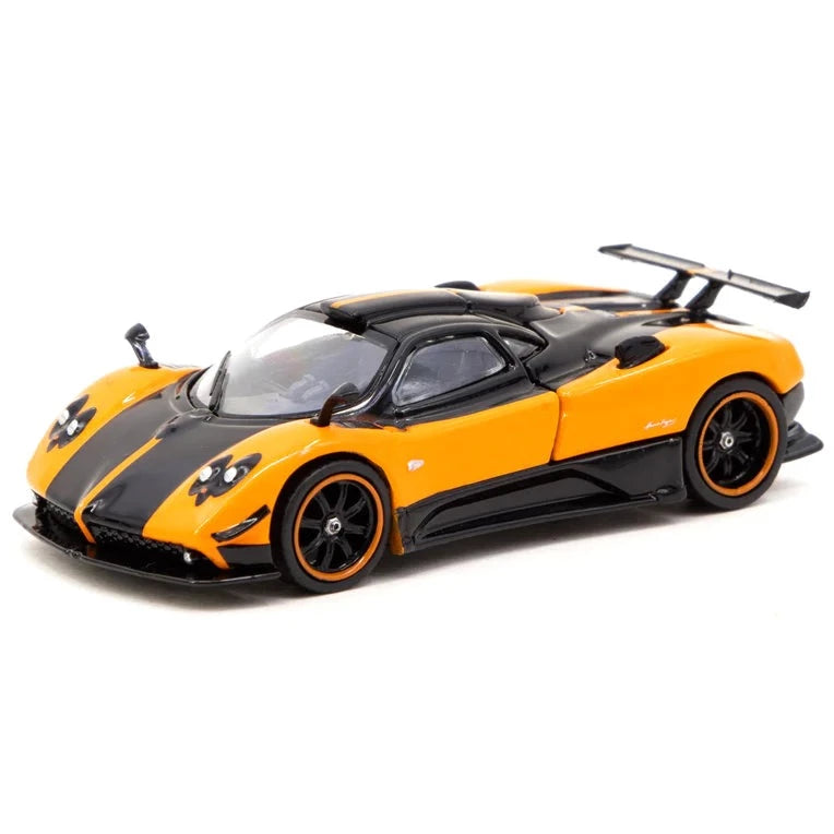 Pagani Automobili Tarmac Works 1/64 Scale model - Pagani Zonda Cinque | Arancio Saint Tropez