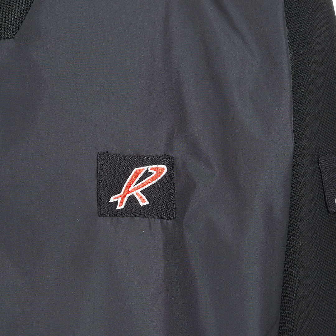 Pagani Automobili Men's Half Zip Sweater | Huayra R Capsule by La Martina - Black