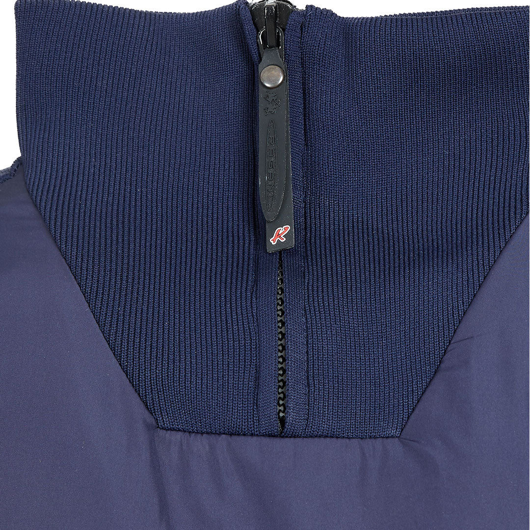 Pagani Automobili Men's Half Zip Sweater | Huayra R Capsule by La Martina - Blue