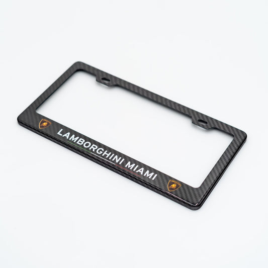 Lamborghini Miami Carbon Fiber Style Frame