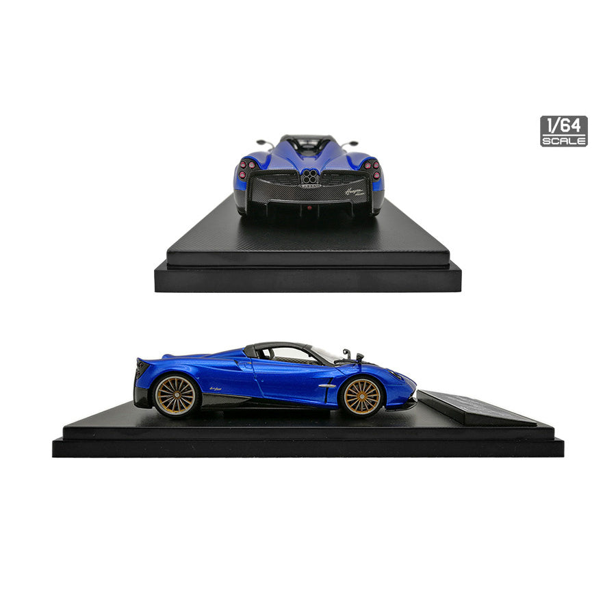 Pagani Automobili Huayra Roadster 1/64 Scale Model - Blue