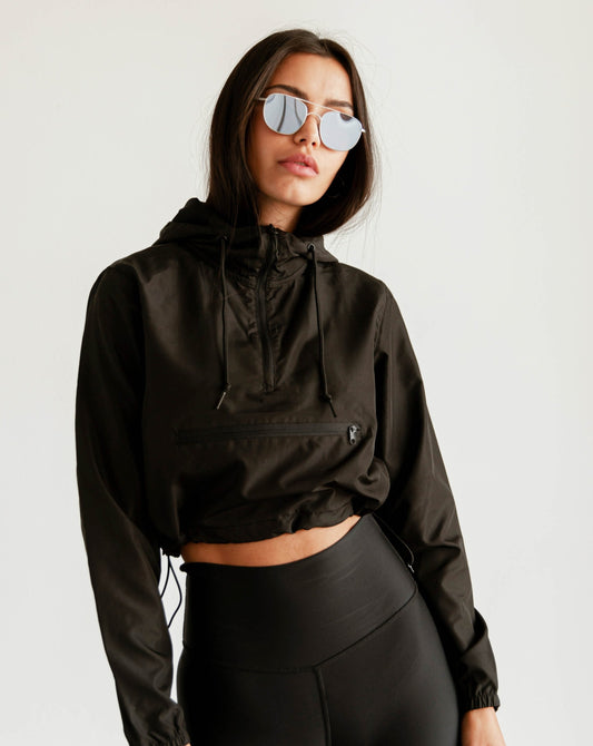 Core Women's Crop Adjustable Windbreaker