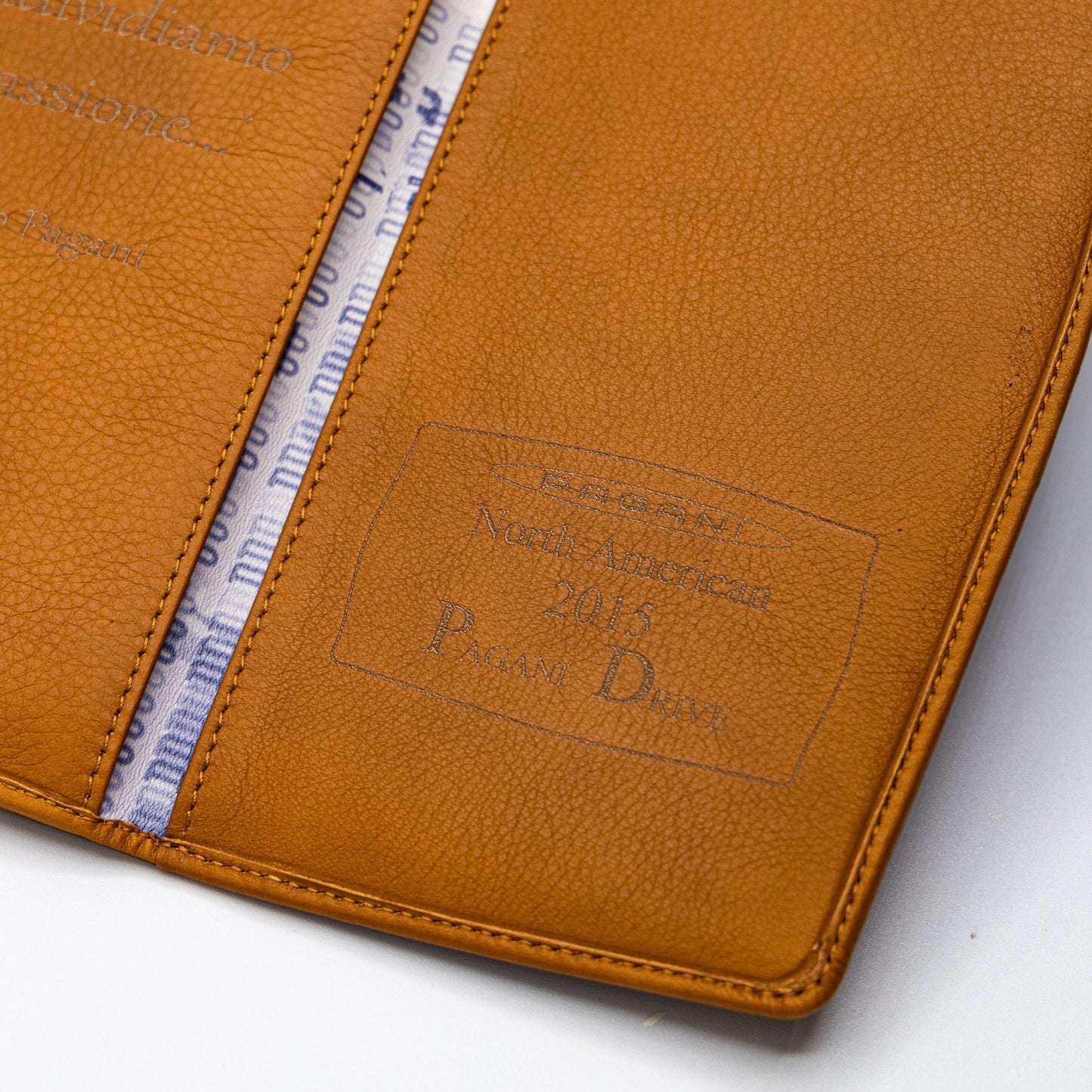 Pagani Automobili Leather Document Holder