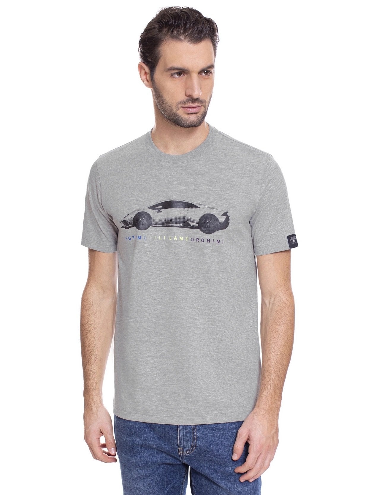 Automobili Lamborghini Huracan Evo RWD T-Shirt - Mottled Grey