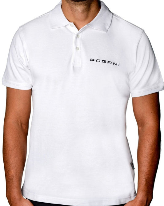 Pagani Automobili Men's Huayra Polo - White