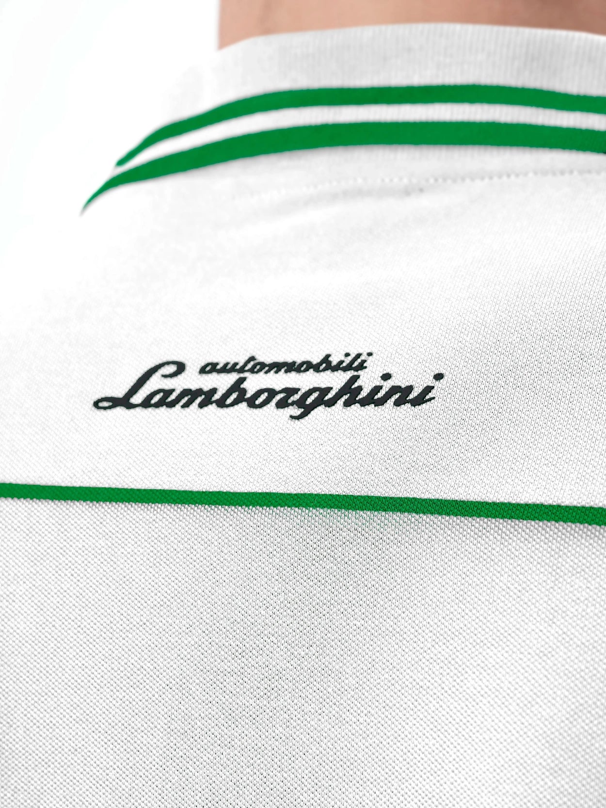 Automobili Lamborghini Squadra Corse Men's Travel Polo - White